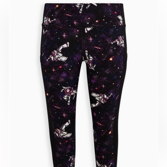 Torrid Disney Pixar Toy Story Buzz Lightyear Galaxy High-Rise Crop Legging - Picture 4 of 8